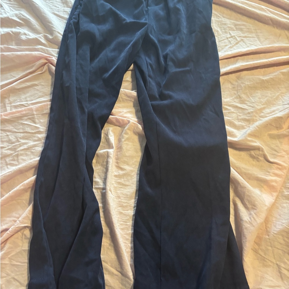 Talbots Classic Black Wide Leg Pants